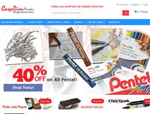 Tablet Screenshot of carpediemmarkers.com